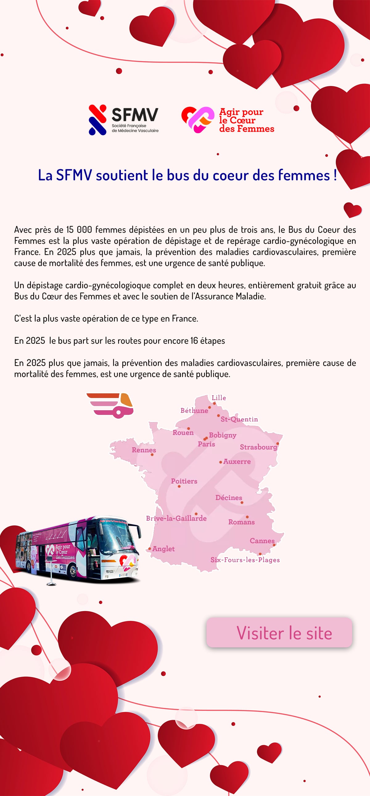 Bus du coeur des femmes, tournée 2025