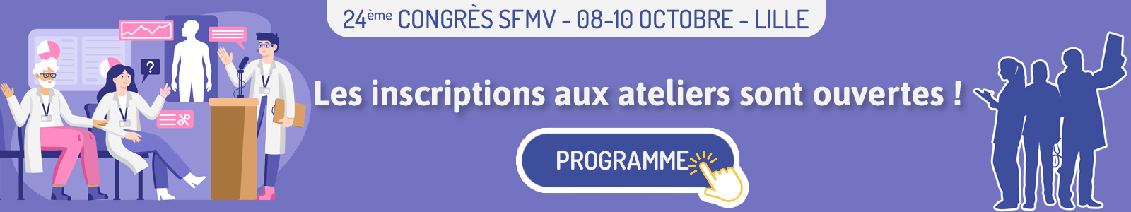 Ateliers congrès SFMV lille 2025